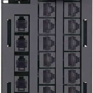 Leviton 476TL-T12 Cat5 12-port plus Telephone Panel-0