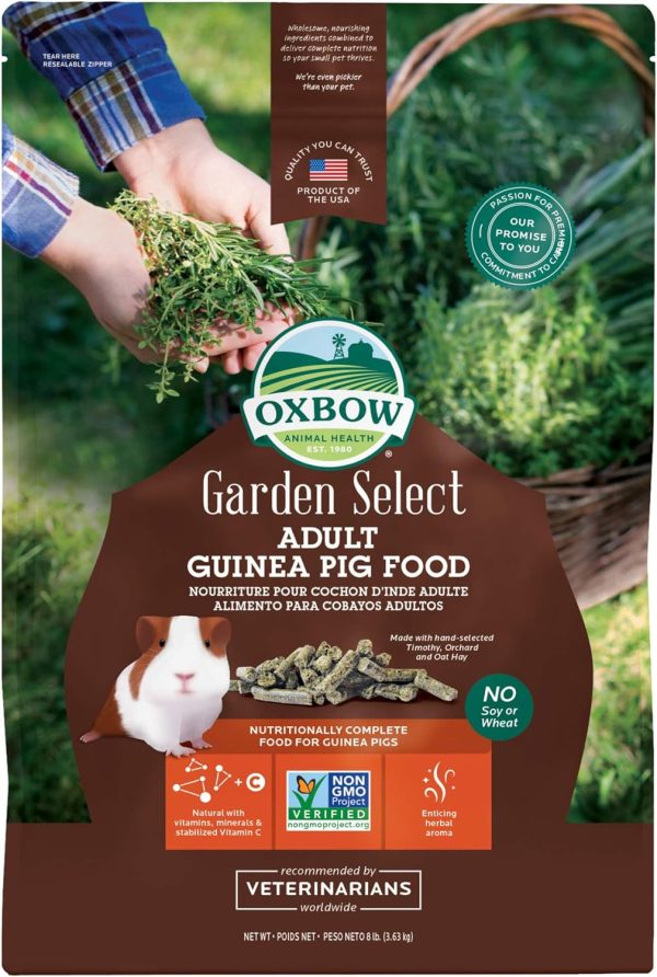 Oxbow Garden Select Adult Guinea Pig Food Non-GMO Pellets-0