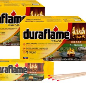 Duraflame Firelogs Long Burning Clean Fireplace Logs-0
