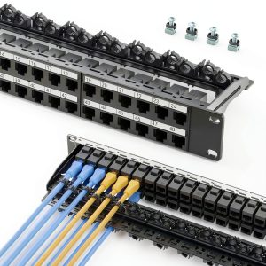 Cat6 Patch Panel PBAEGAV 1U 48 Port Shielded-0