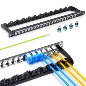 PBAEGAV 24 Port Patch Panel High Speed Ethernet Cable-0