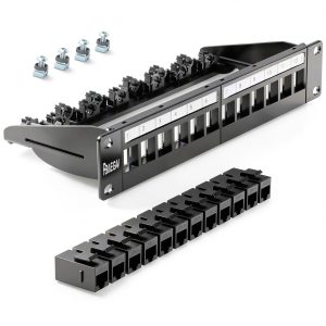 Keystone Patch Panel PBAEGAV 12 Port Shielded-0