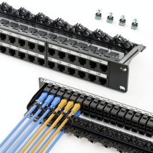 PBAEGAV Cat6A 48 Port Patch Panel Keystone-0