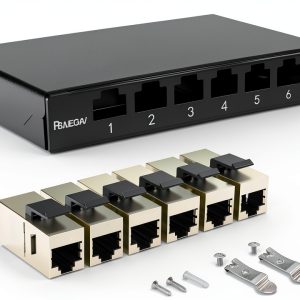 PBAGEAV 6 Port Patch Panel Ethernet Network-0