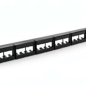 Panduit Mini Com Modular Patch Panel CPPL24WBLY Black 1RU 24-Port-0